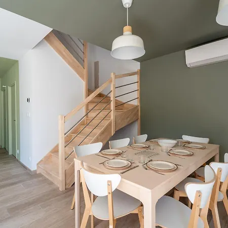 Дом отдыха Maison Neuve Climatisee, 8 Pers, Proche Plages, Surf, Wi-fi, Terrasse, Parking, Menage Inclus - Fr-1-319-526 Бискаррос