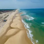 Maison Neuve Climatisee, 8 Pers, Proche Plages, Surf, Wi-fi, Terrasse, Parking, Menage Inclus - Fr-1-319-526 ビスカロッス