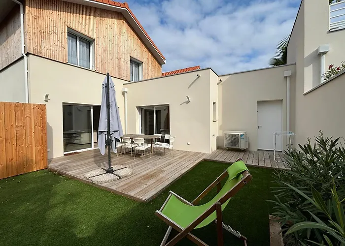 Maison Neuve Climatisee, 8 Pers, Proche Plages, Surf, Wi-fi, Terrasse, Parking, Menage Inclus - Fr-1-319-526