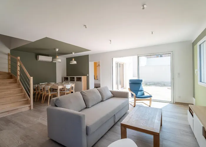 Vakantiehuis Maison Neuve Climatisee, 8 Pers, Proche Plages, Surf, Wi-fi, Terrasse, Parking, Menage Inclus - Fr-1-319-526 *